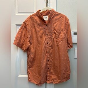Burnt Orange Katin Button Down, XL. Perfect for UT University of Texas games